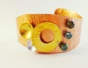 Circles of Life Bracelet with Guatemalan Jade